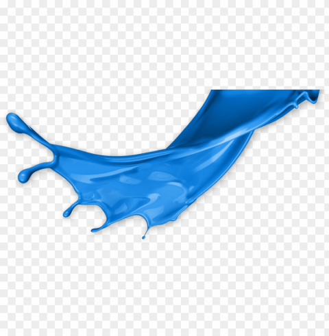 manchas de pintura azul PNG with Transparency and Isolation