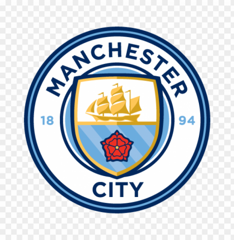 manchester city fc logo vector free download PNG Image Isolated with Transparency