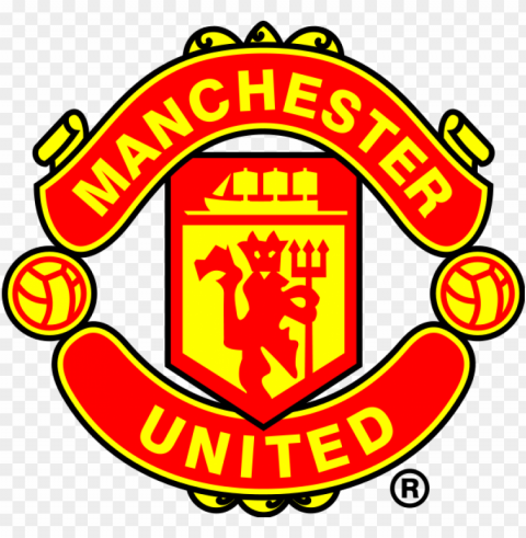 manchester united logo clear background PNG Graphic Isolated with Transparency
