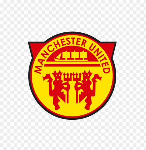 manchester united logo no PNG Graphic Isolated on Clear Background