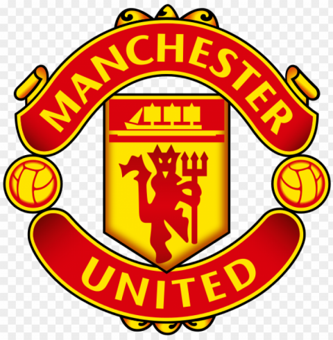 manchester united logo wihout background PNG for social media