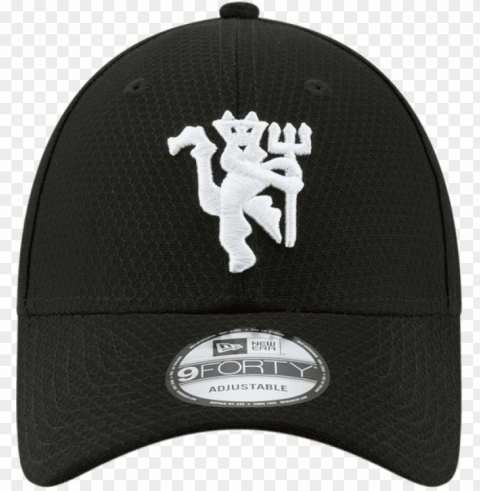 manchester united new era 940 black hex sp19 team cap - manchester united Clear Background PNG Isolated Item