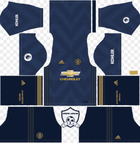 manchester united third kit dls - dream league soccer kits manchester united 2019 Isolated Item on Clear Transparent PNG