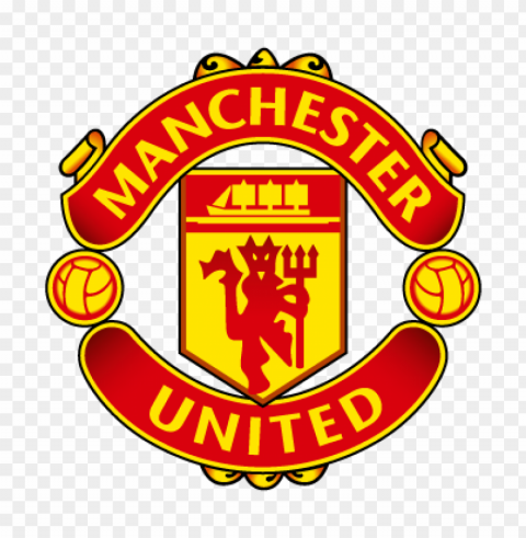 manchester united vector logo free PNG Image with Isolated Graphic Element