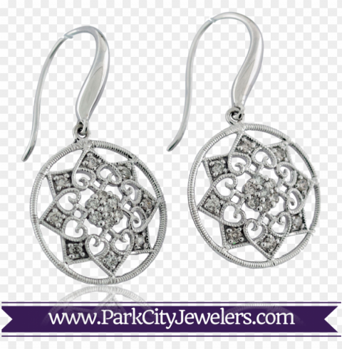 mandala diamond snowflake earrings - snowflake earrings PNG files with alpha channel