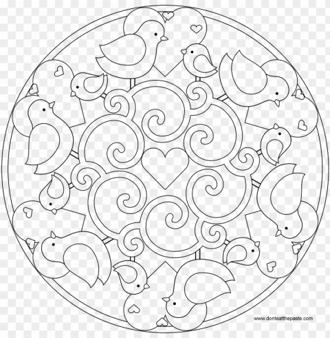 mandala pictures to color the other theme of coloring - easy mandala coloring pages animals PNG with no cost