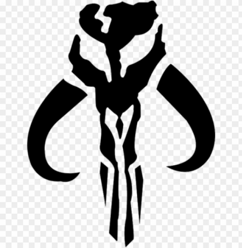 Mandalorian Mythosaur Skull Psd - Mandalorian Symbol PNG Images With Alpha Transparency Layer