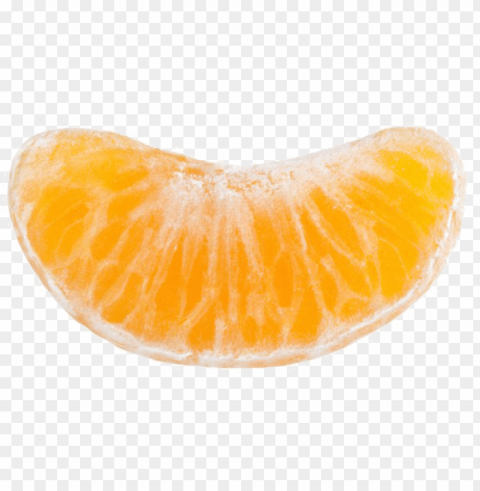 mandarin image - peeled orange slice Transparent Background PNG Isolated Character