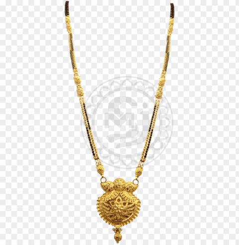 mangalsutra-012 - pendant Transparent Background Isolation in PNG Image