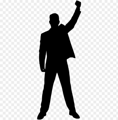manhand up - winning hands up vector PNG Image with Clear Isolated Object