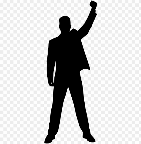 Manhand Up - Winning Hands Up Vector PNG Image With Clear Isolated Object