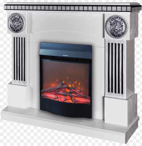 mantel prometheus & fireplace corsica - semineu electric ema PNG transparent designs