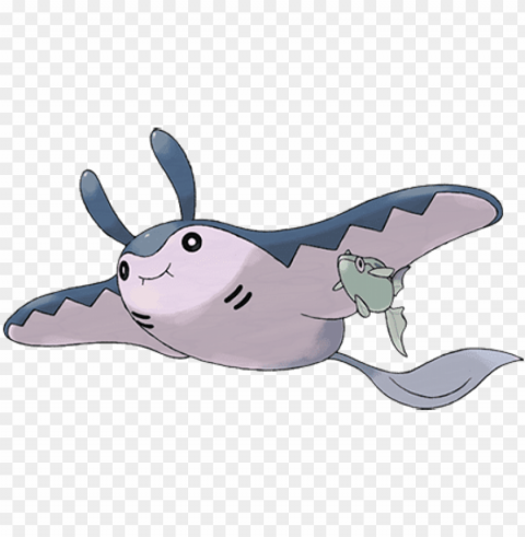 mantine - mantine remoraid Isolated Graphic Element in HighResolution PNG