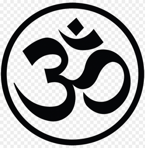 mantra om in a circle HighResolution Isolated PNG with Transparency