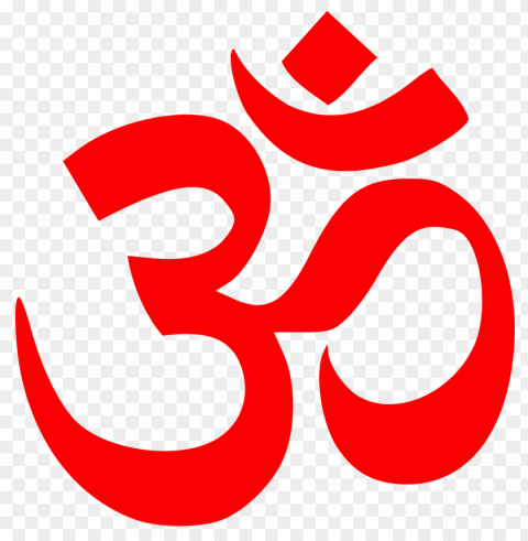 mantra om red HighResolution PNG Isolated Illustration