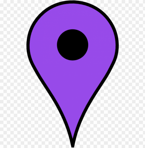 map clipart logo - google map pin purple PNG for design
