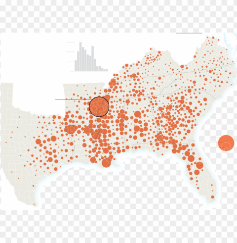 map of 73 years of lynchings nytimes - lynching map of usa PNG transparent elements compilation