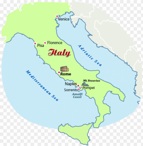 map of italy - ma HighResolution Isolated PNG Image