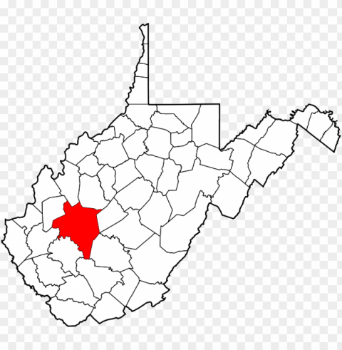 map of west virginia highlighting kanawha county - county wv PNG files with alpha channel assortment