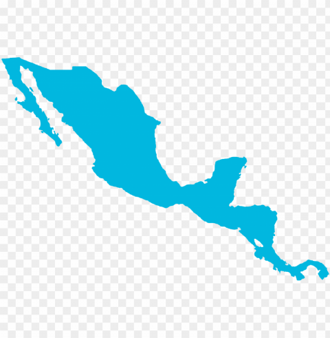 Mapa Centroamerica Mexico - Central America Map Colored PNG Artwork With Transparency