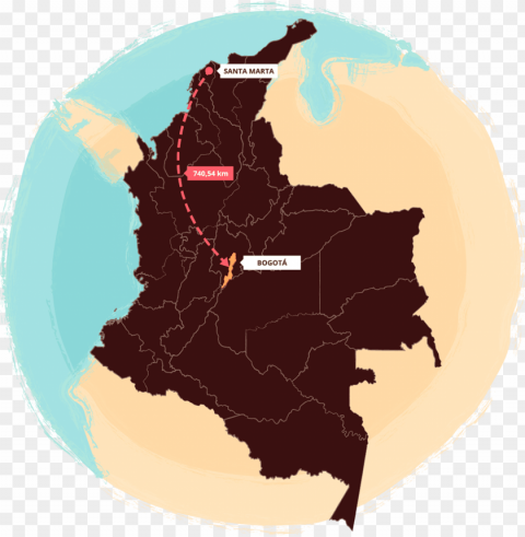 mapa de colombia vector Transparent PNG Graphic with Isolated Object