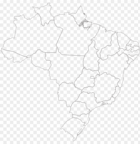 Mapa Do Brasil - Mapa Brasil Contorno Transparent PNG Graphics Assortment