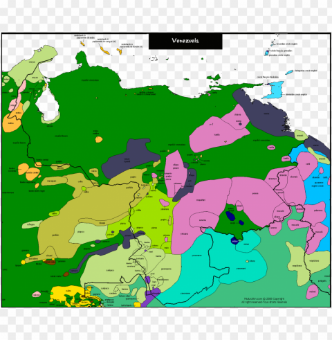 Mapa Linguist De Colombia Transparent PNG Artworks For Creativity