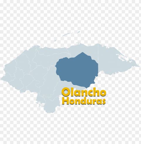 mapa político de honduras - olancho department Isolated Subject with Transparent PNG