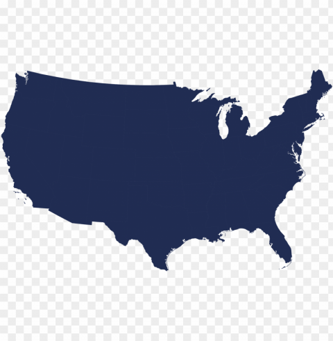 maps of us outline blue map cdoovisioncom - america outline transparent background HighResolution Isolated PNG with Transparency