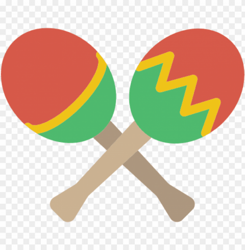 maracas PNG with transparent overlay