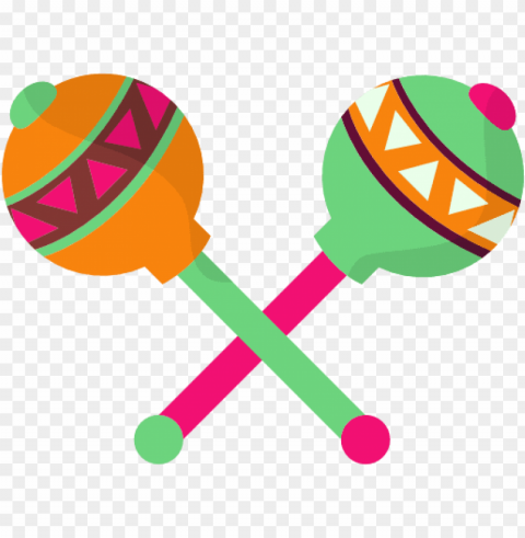 maracas PNG with Clear Isolation on Transparent Background