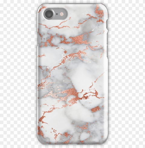marble with rose gold streaks phone case cover iphone - rose gold white marble PNG Image with Transparent Isolated Graphic