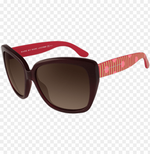 marc by marc jacobs mmj 358s red pink sunglasses PNG images with transparent space