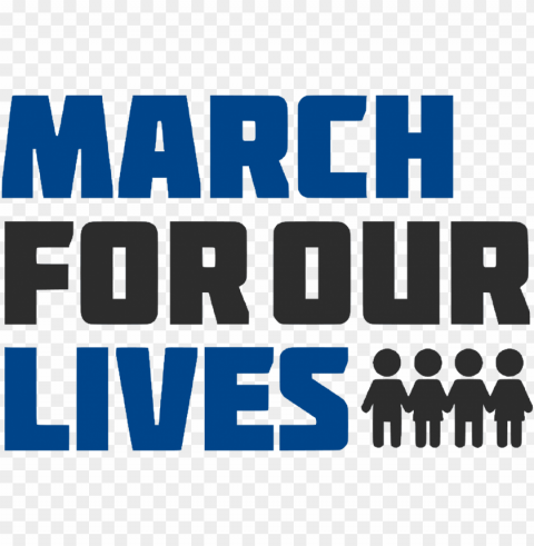 march for our lives logo PNG Isolated Object on Clear Background