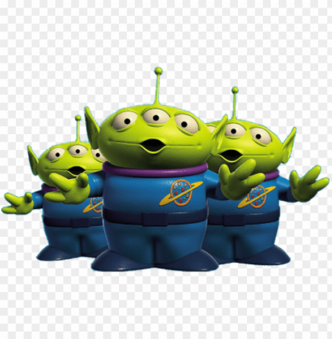 marcianos de toy story PNG isolated