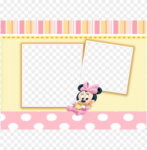 marco foto disney baby - minnie baby Isolated Design Element in Transparent PNG PNG transparent with Clear Background ID 79bc11c4