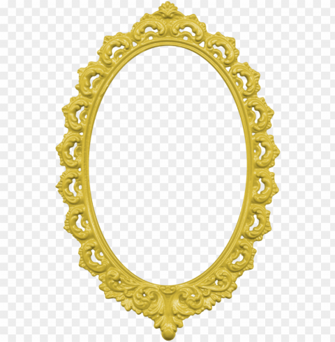 marco ovalado dorado - marco ovalado dorado Isolated Object on Transparent Background in PNG