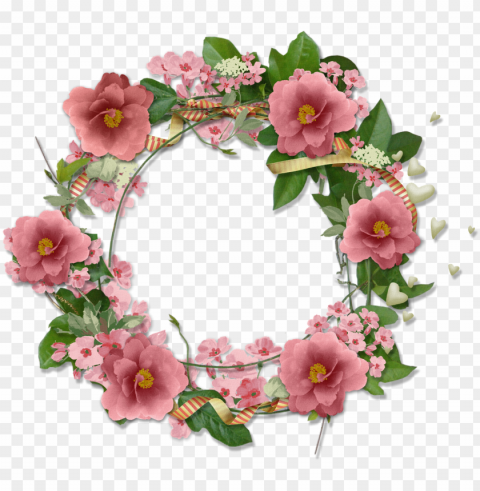 marcos flores - oval frame rose Isolated Character on Transparent PNG
