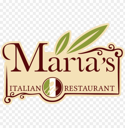 maria's italian restaurant - italian restaurant logo PNG images with transparent overlay