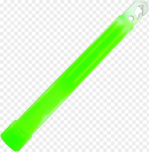 marine fishing chemical glow stick 6 inch green - glow stick 6 inch gree Isolated Element with Clear Background PNG