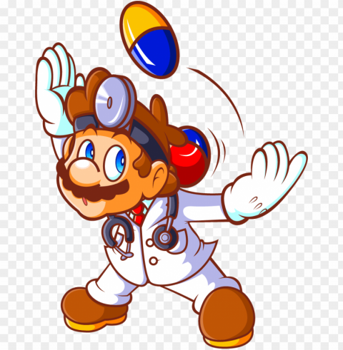 mario juggling - dr mario fan art Clear background PNG elements
