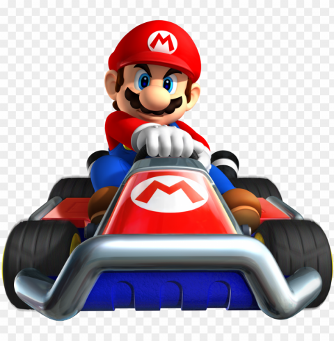 mario - mario in go kart PNG images with alpha transparency diverse set