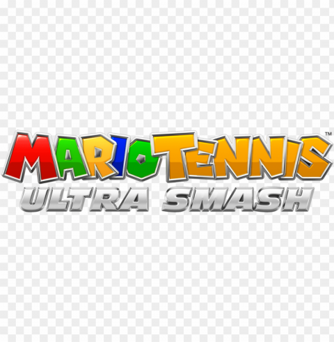 mario tennis ultra smash- logo - mario tennis ultra smash PNG Graphic with Clear Isolation