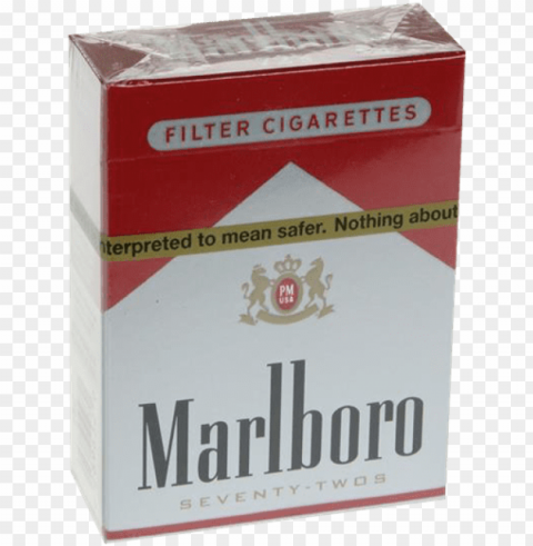marlboro red 72's - marlboro cigarettes filter seventy-twos - 20 cigarettes Transparent PNG images with high resolution
