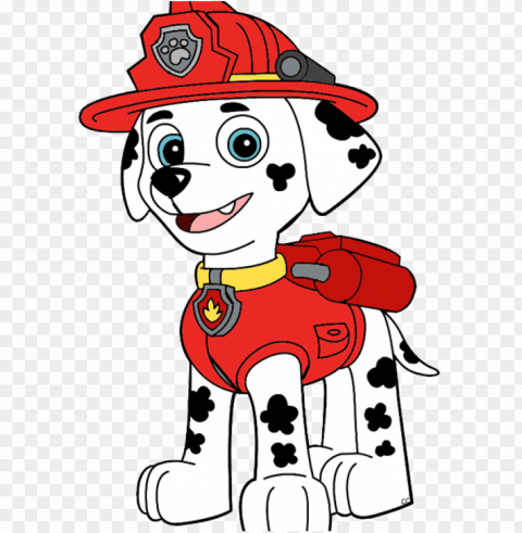 marshall paw patrol cartoon paw patrol clip art cartoon - marshall paw patrol sv Isolated Illustration in HighQuality Transparent PNG