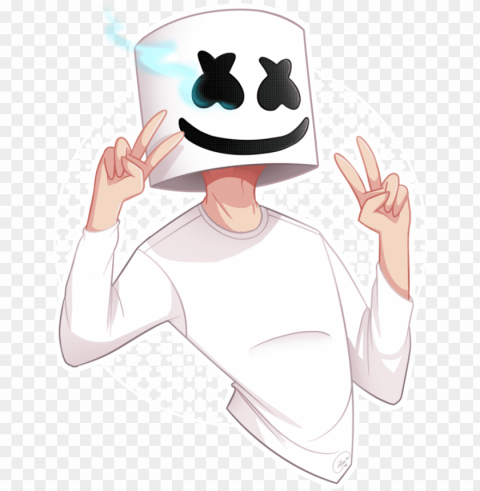 marshmello by zandiazz music wallpaper dubstep marshmallows - imagenes de marshmello animado Transparent background PNG images selection