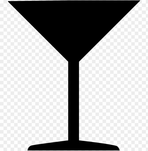 martini glass silhouette - cocktail glass silhouette Transparent PNG images pack