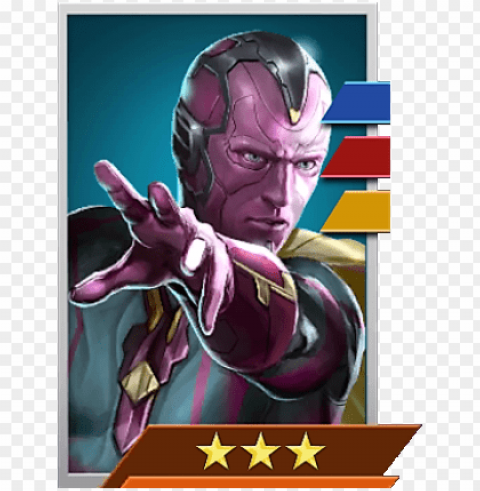 marvel puzzle quest vision PNG Graphic Isolated on Clear Backdrop PNG transparent with Clear Background ID 0066f237