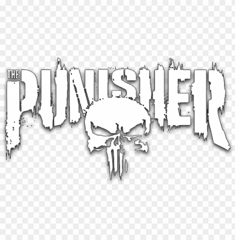 marvel s the tv - logo punisher Isolated Graphic with Transparent Background PNG