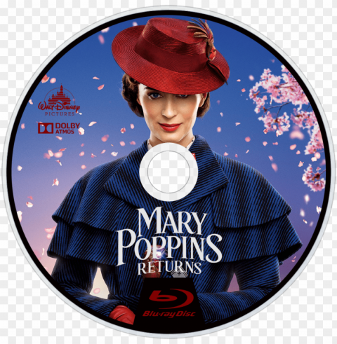 mary poppins returns bluray disc - mary poppins returns PNG Image Isolated with Clear Transparency